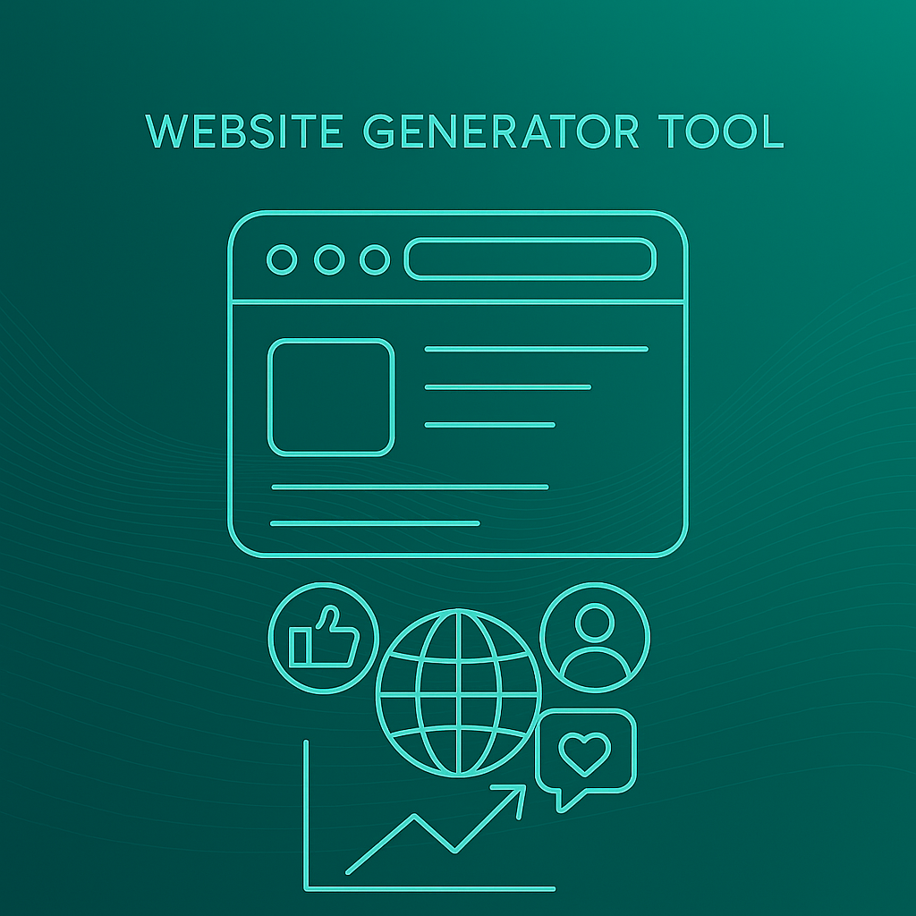 AI Website Blueprint Icon